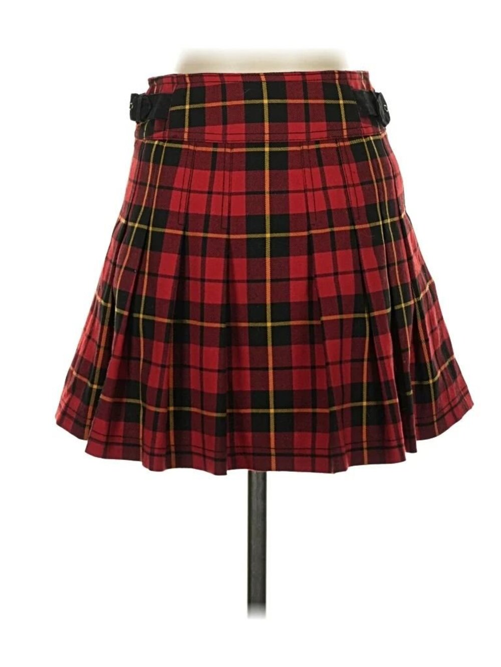Pleated Plaid Lined Skirt Y2K GOTH PUNK EMO SCHOOLGIRL RETRO VINTAGE RARE
